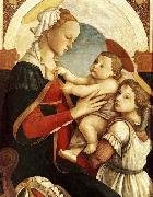 Sandro Botticelli, Madonna and Child with an Angel